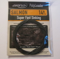  14 ft (4.3 m) polyleader salmon  40 lb (18,1 kg) super fast sinking Airflo